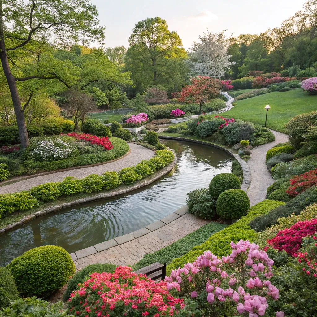 Beautifully designed garden